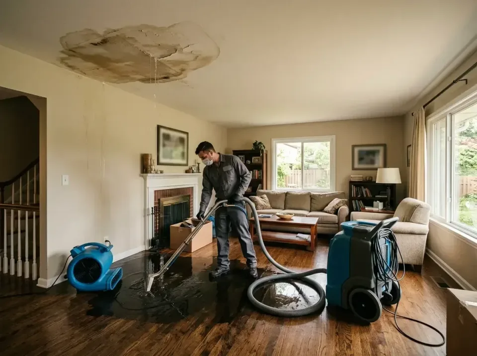 attic-pipe-burst-ceiling-drip-008 — frequently asked questions, Water Damage Restoration & Carpet Care in Benson, NC